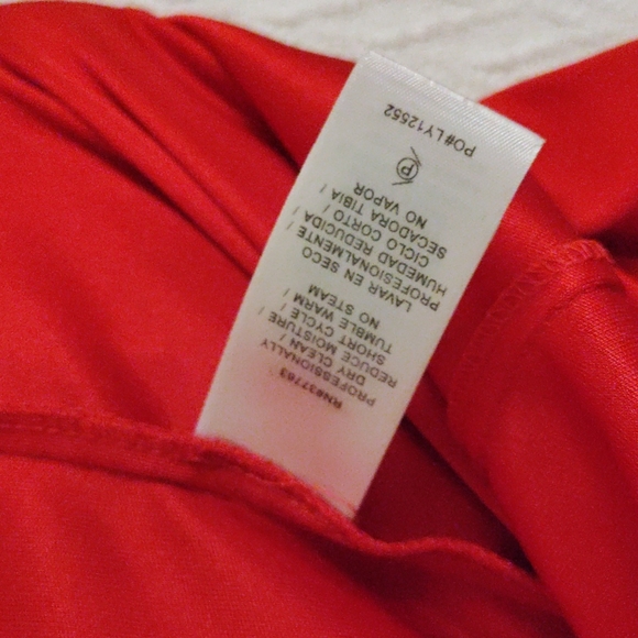 Prelove Laundry by Shelli Segal L A One Shoulder Red Dress - Picture 5 of 6